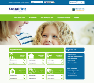 Concept nieuwe website Sociaal Plein 